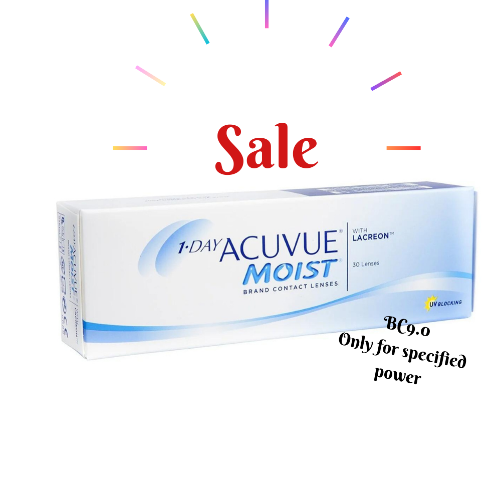 强生™舒日 日抛 近视隐形眼镜Acuvue Moist One-Day(每盒30片)