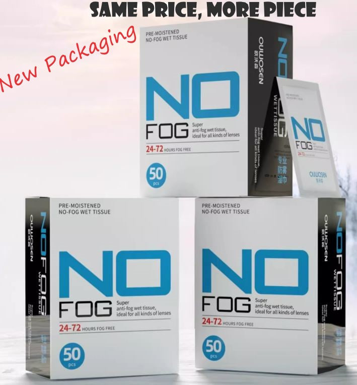 NO FOG Anti-Fog Disinfection Wet Tissue(NEW PACKAGING)